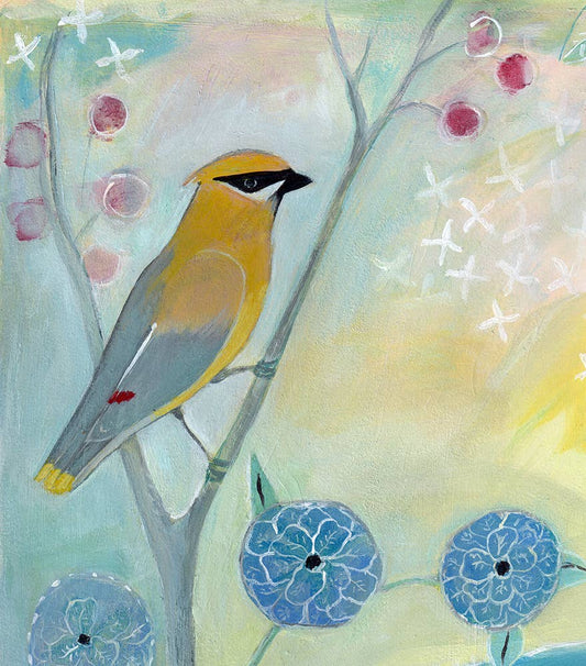 Waxwing Greeting Card