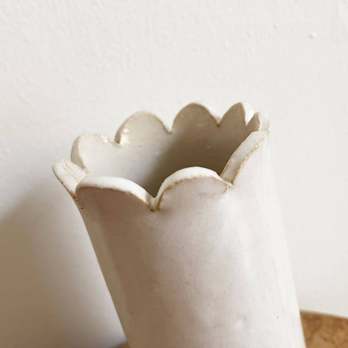 Scallop Vase: Small