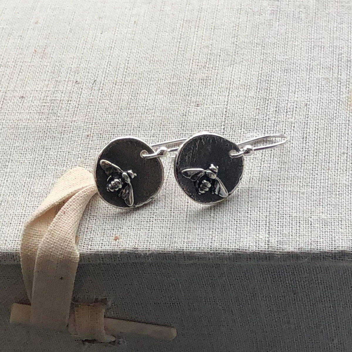 Bee's Knees Earring in Solid Sterling Silver