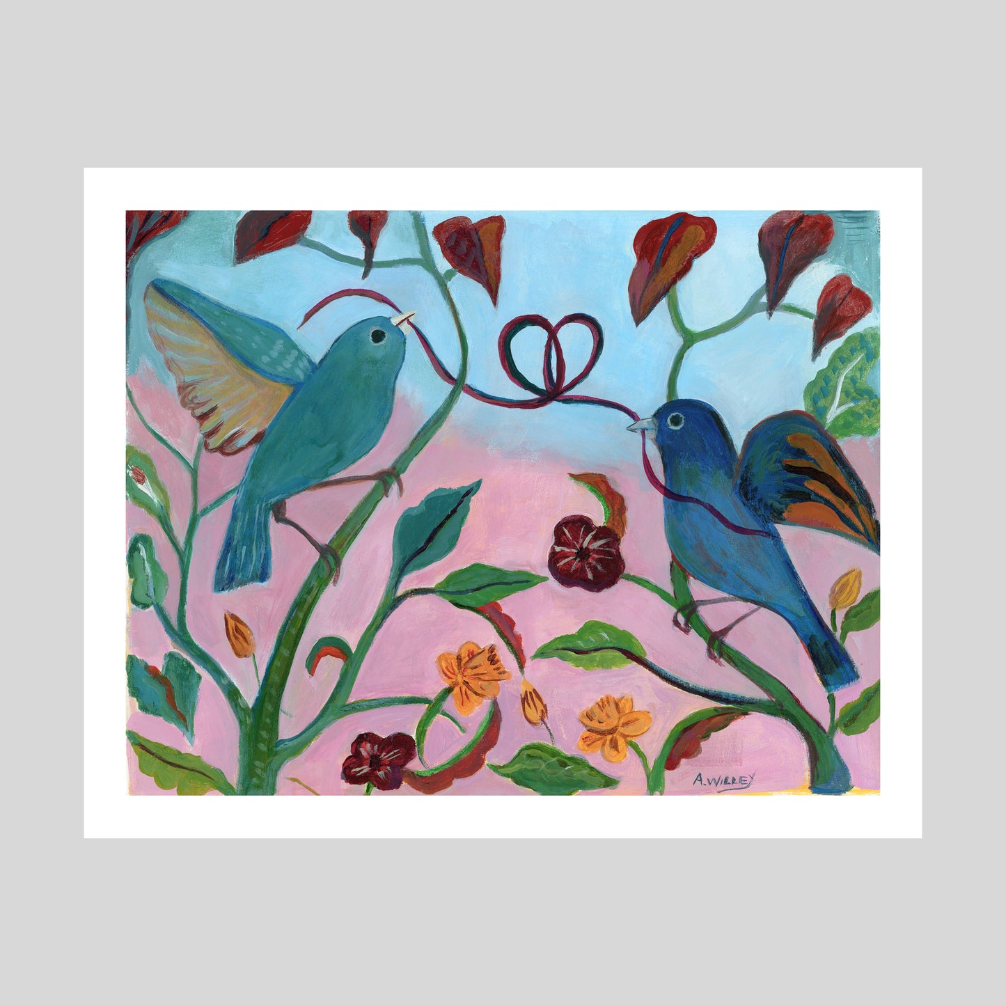 Art Print - Heart String