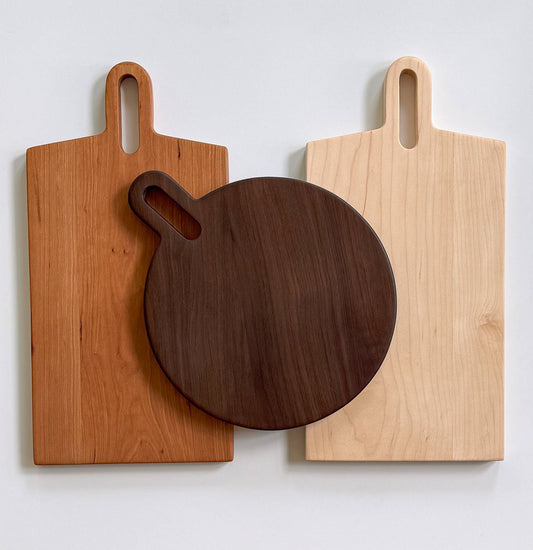 Charcuterie Board - Modern Round : Standard / Cherry