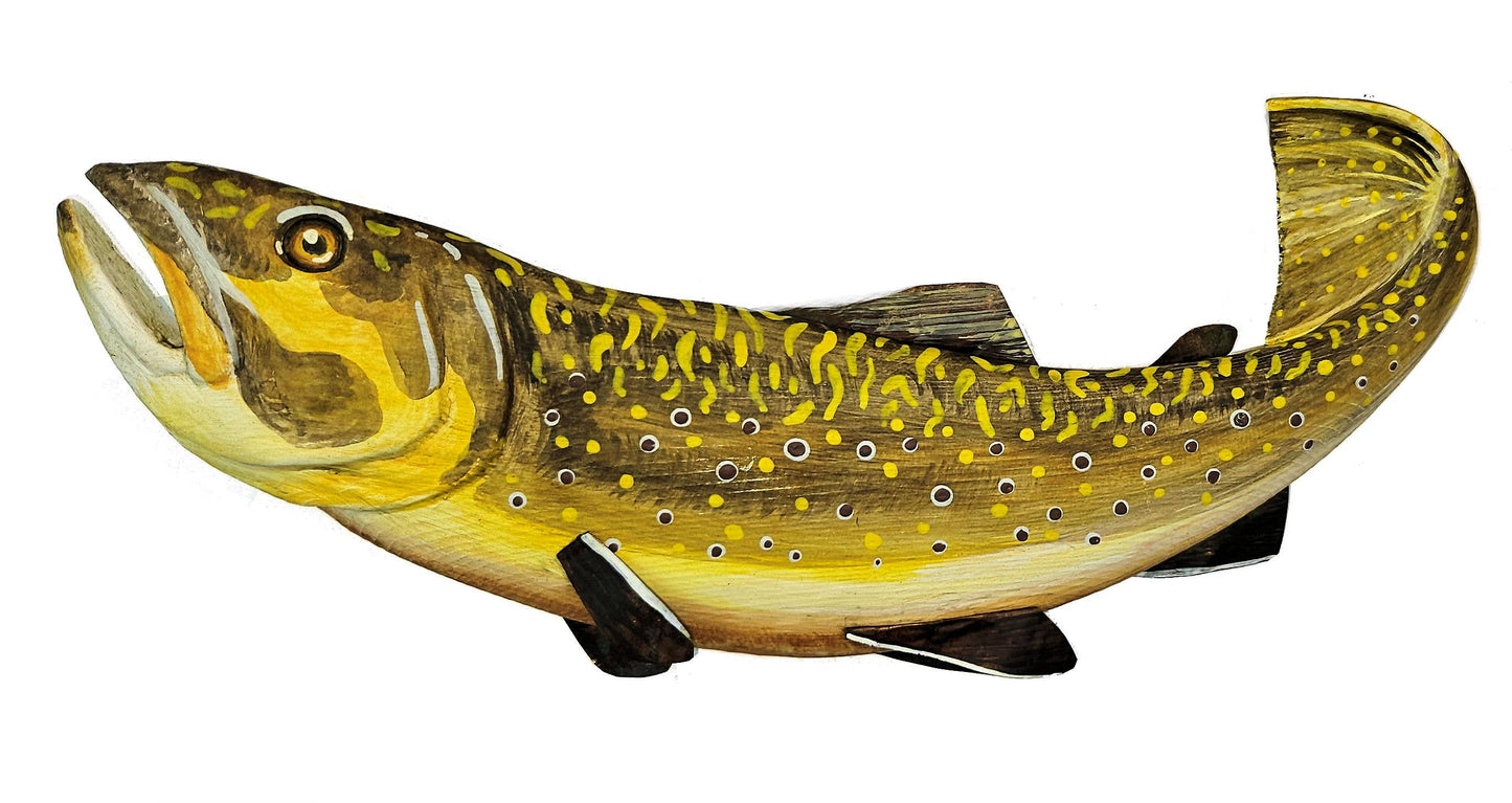 Trout Wall Plaque: Brook Trout