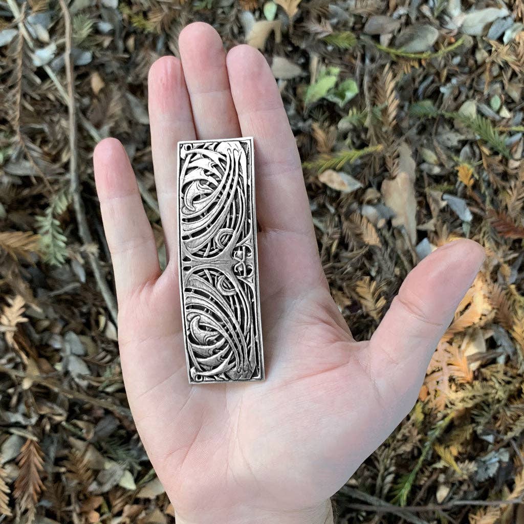 Barrette - Art Nouveau Weave 80mm