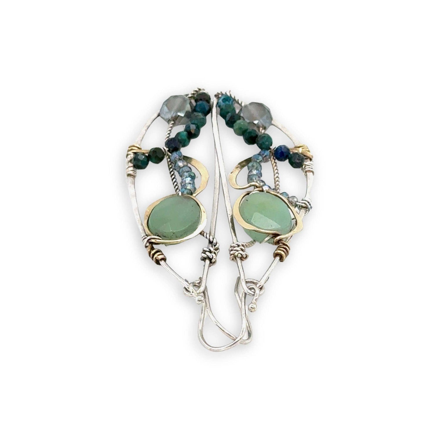 Jade and Turquoise Dragonfly Earrings E79045