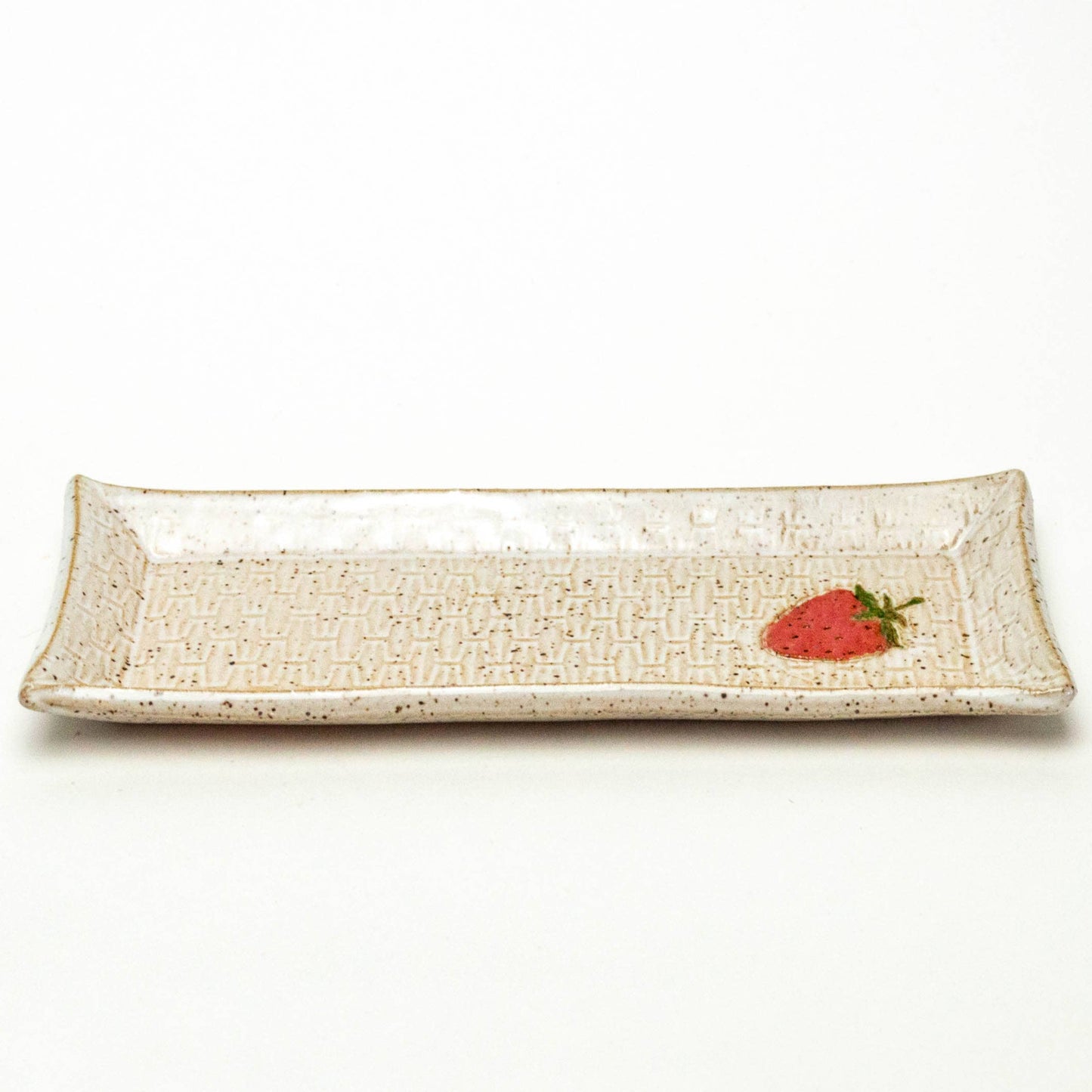 Strawberry Ceramic Butter Dish