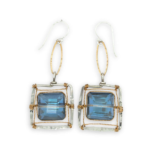 Crystal Tile Earrings E78644