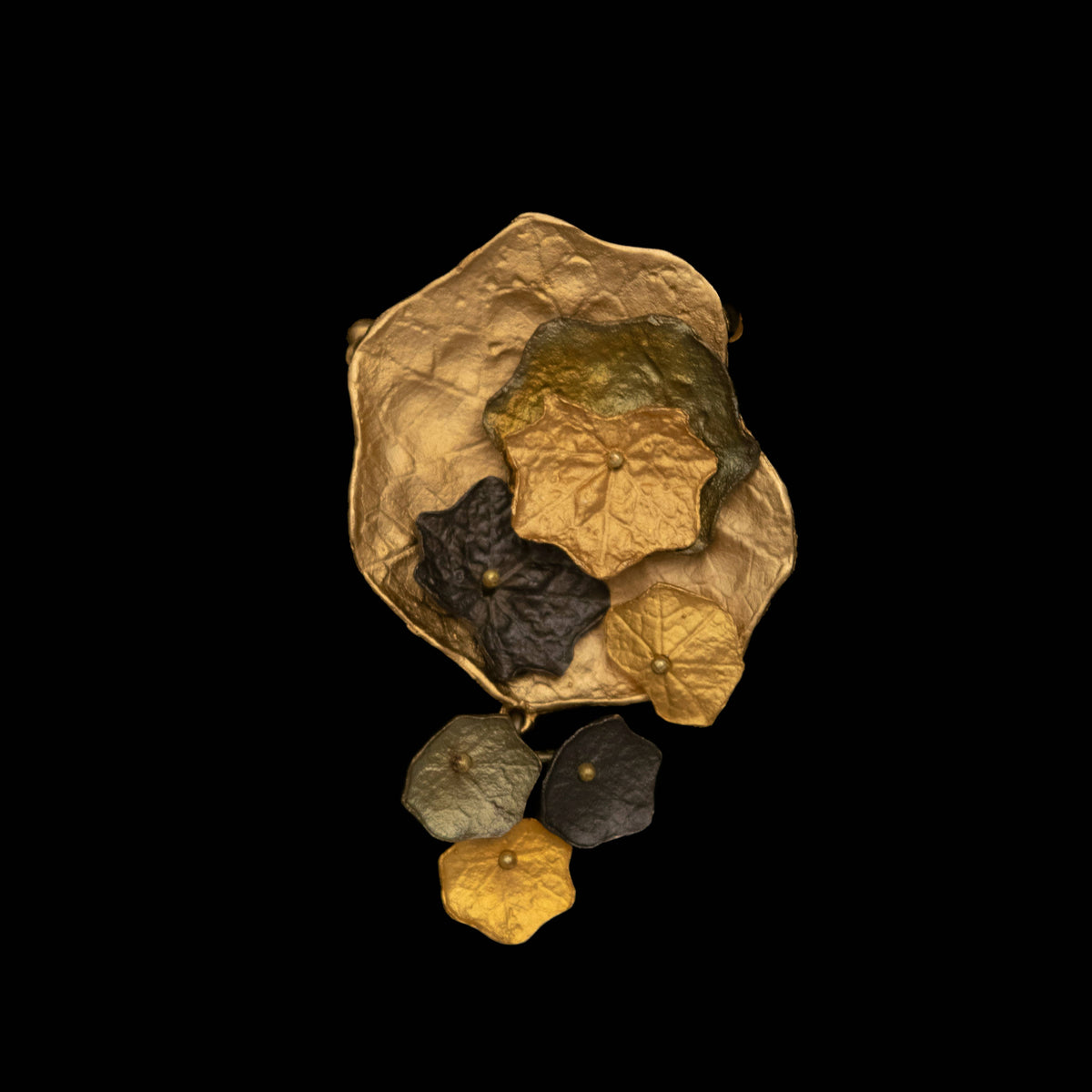 Nasturtium Brooch