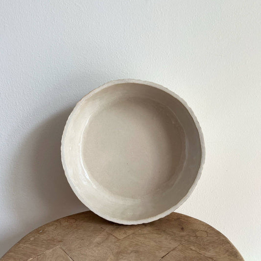 Ribbed Serving Bowl: Medium