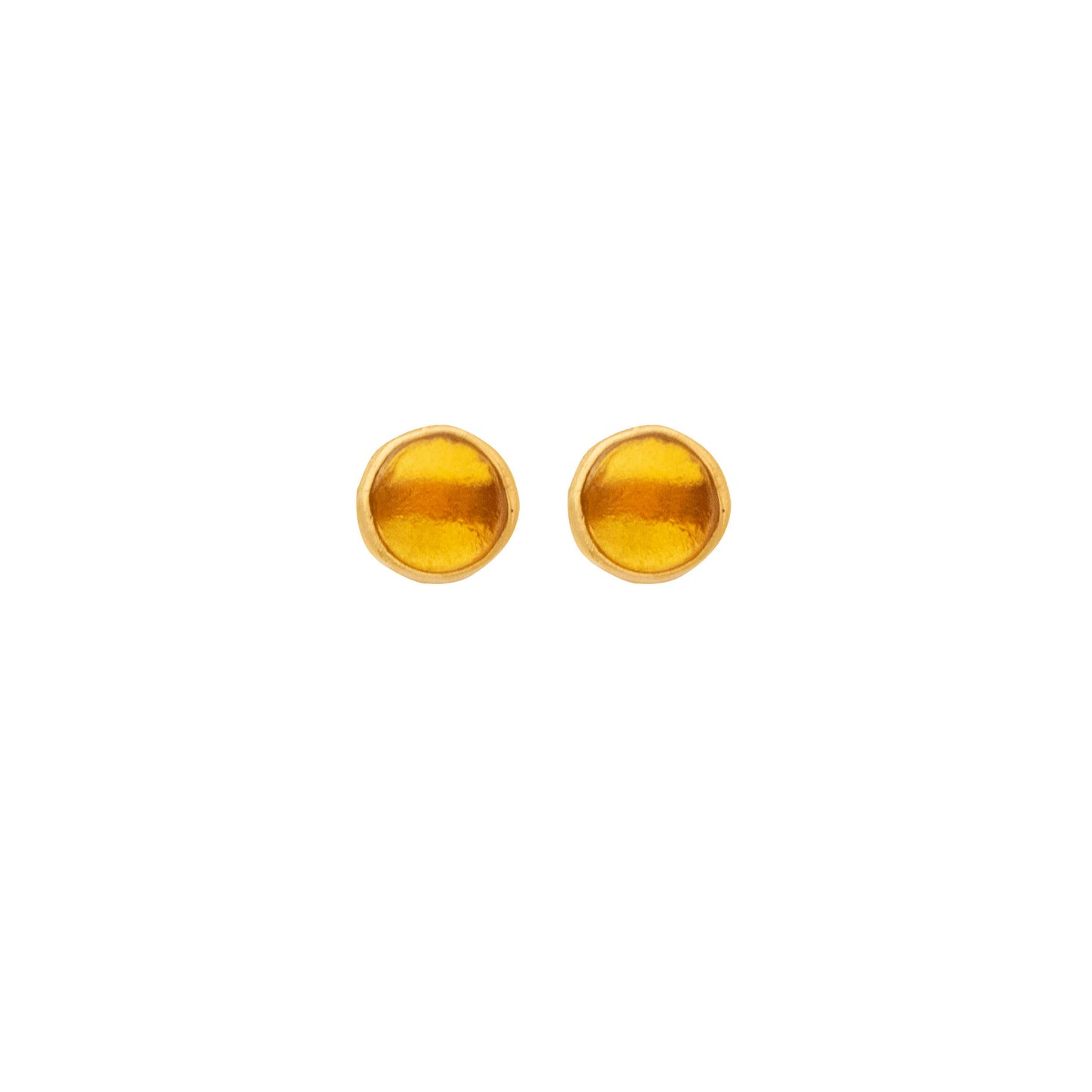 Bubble Post Earrings: Green