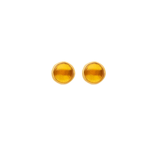 Bubble Post Earrings: Green