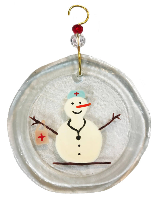 Ornament - Nurse Snowman