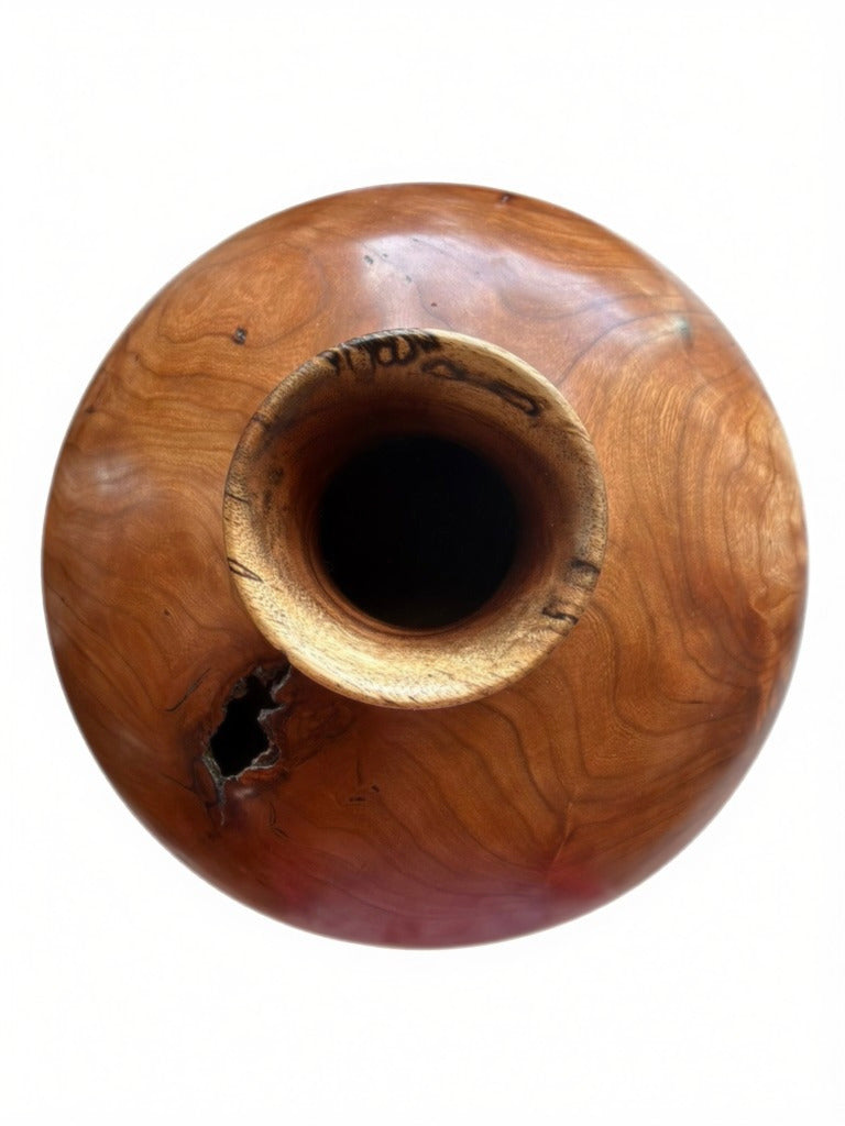 Vase w/ Cherrywood & Applewood