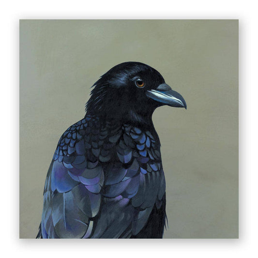Crow Wood Wall Art Decor