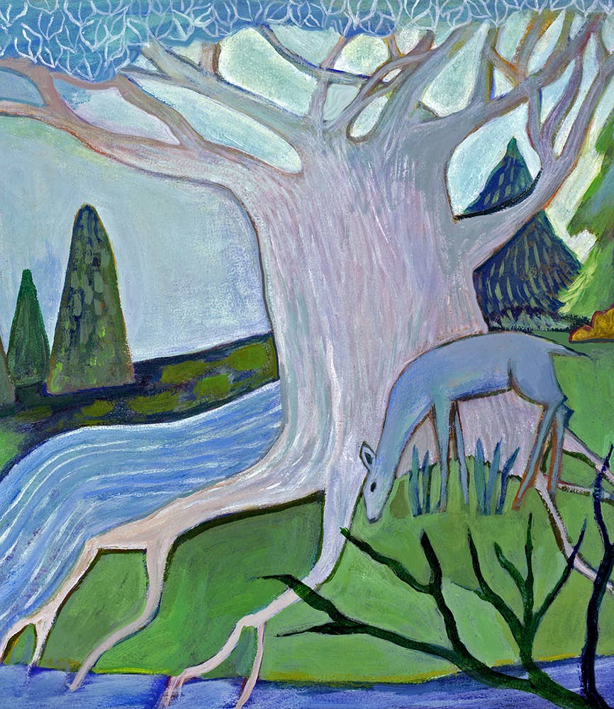 Greeting Card - The Running Stream