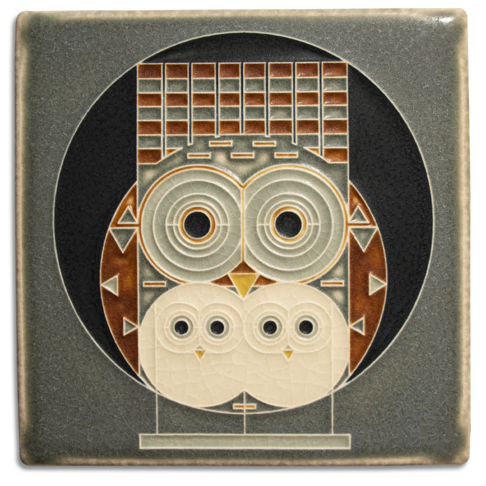 Family Owlbum Tile - 6x6