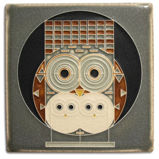 Family Owlbum Tile - 6x6