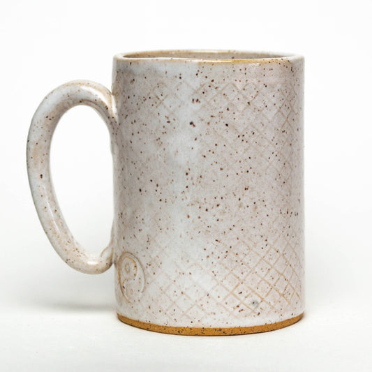 Robin Design Handmade in Ohio Ceramic White 16oz Mug