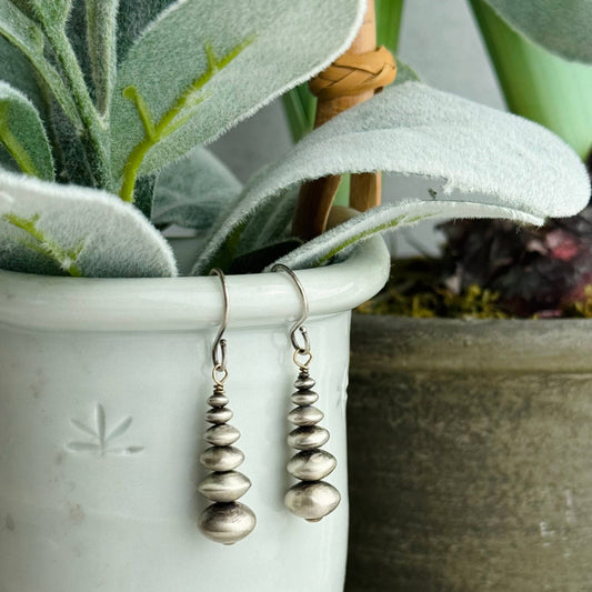 Sterling Silver Cairn Earrings 1.25”