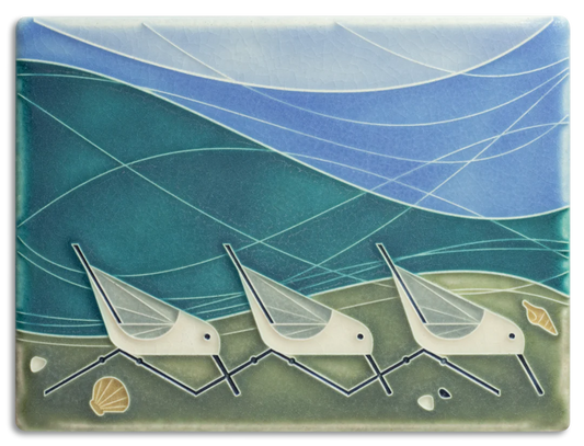 Beach Birds Tile - 6x8