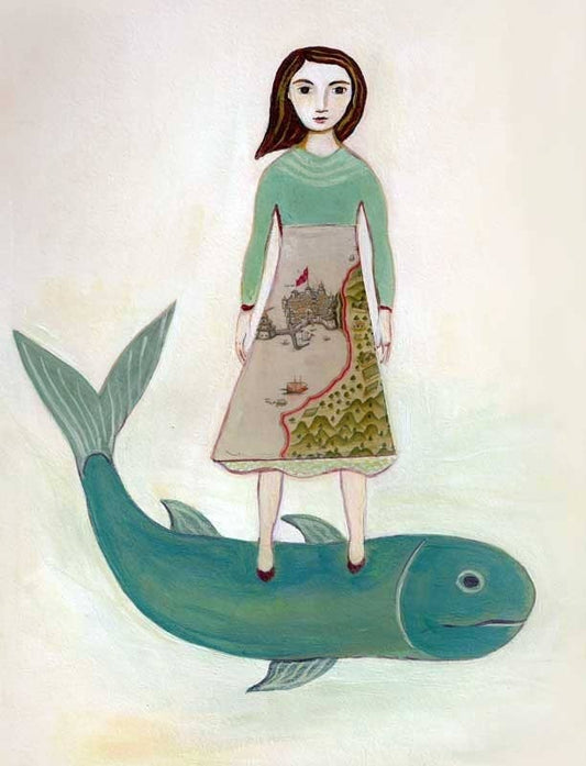 Carried Away Greeting Card