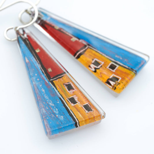 Künsthaus Lg Triangle Earrings