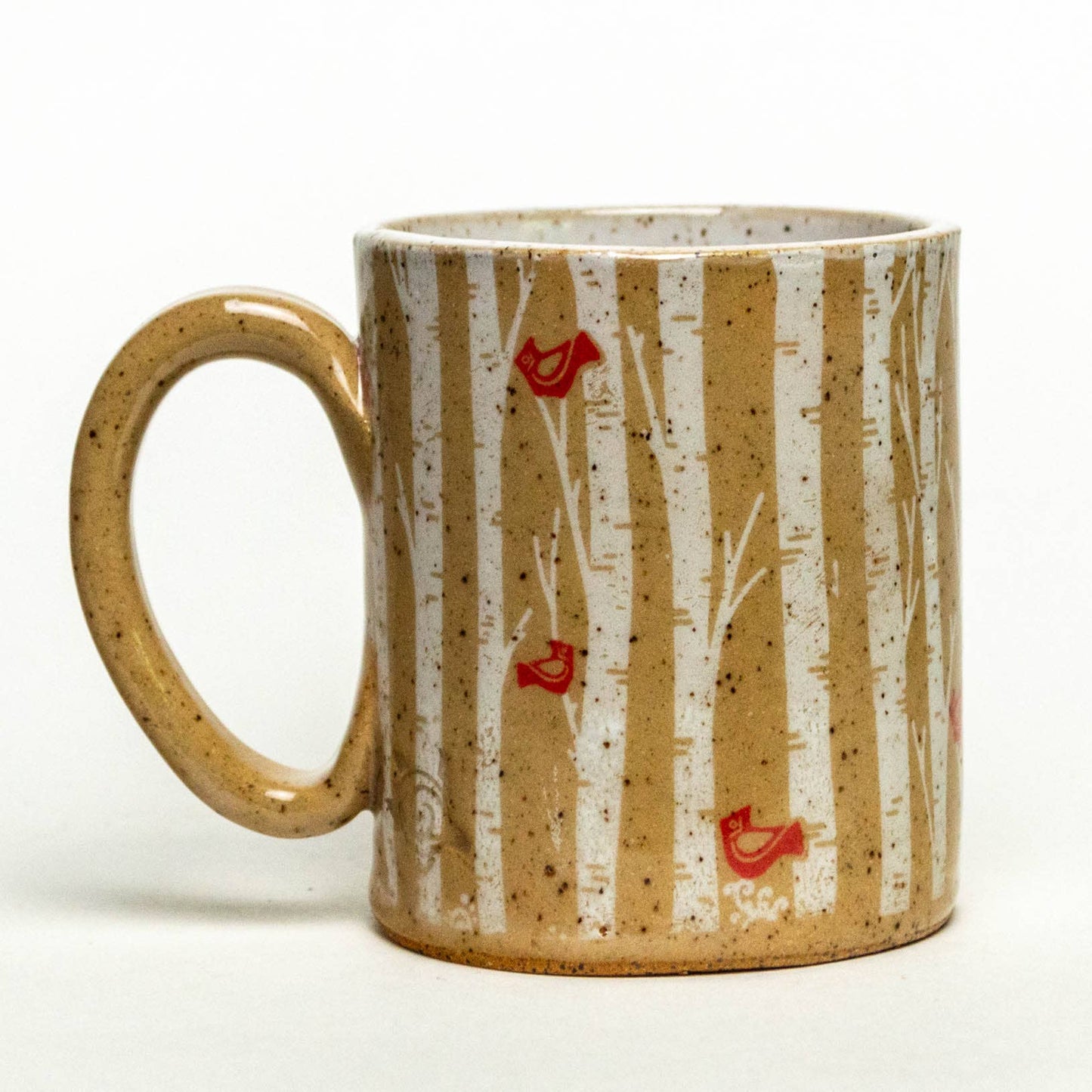 Birch Trees Handmade Ceramic 12oz Mug