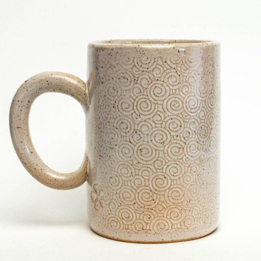 Rocket Design Handmade, in Ohio, Ceramic 14oz Mug: Blue