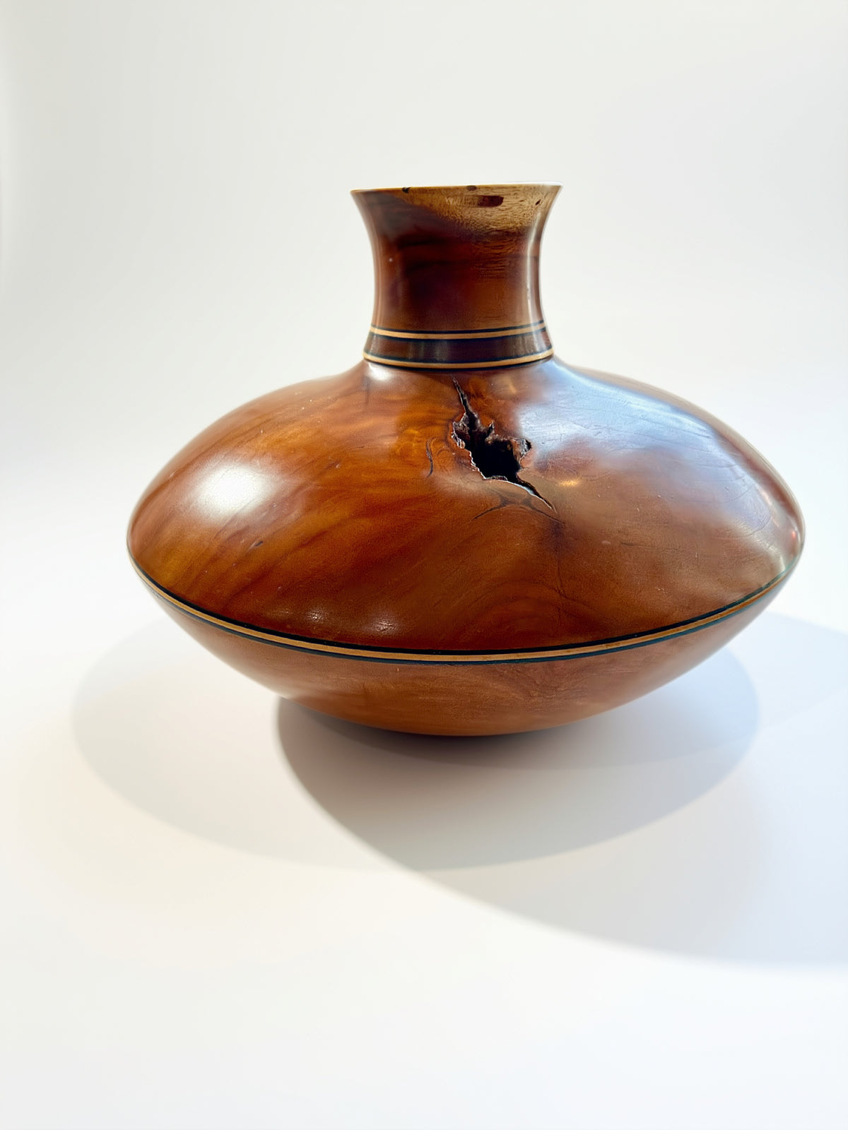 Vase w/ Cherrywood & Applewood