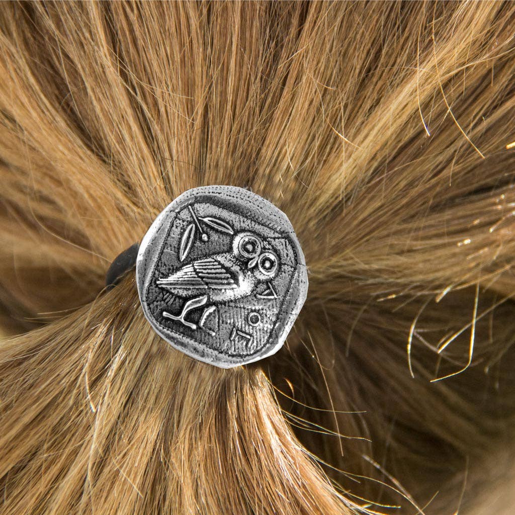 Ponytail Holder - Athena's Owl