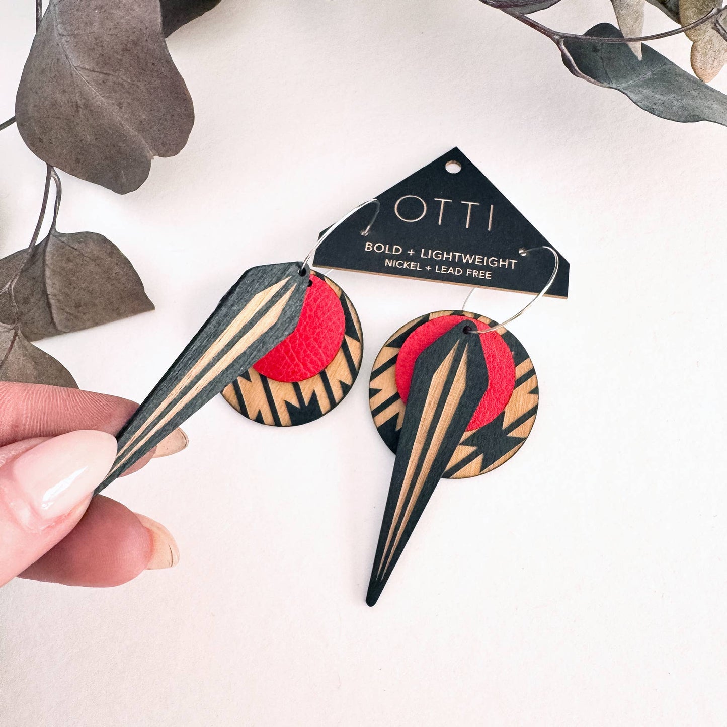 Architectural Leather+Birch Limited Spring: PAPRIKA: Wright Paprika / Basic Silver