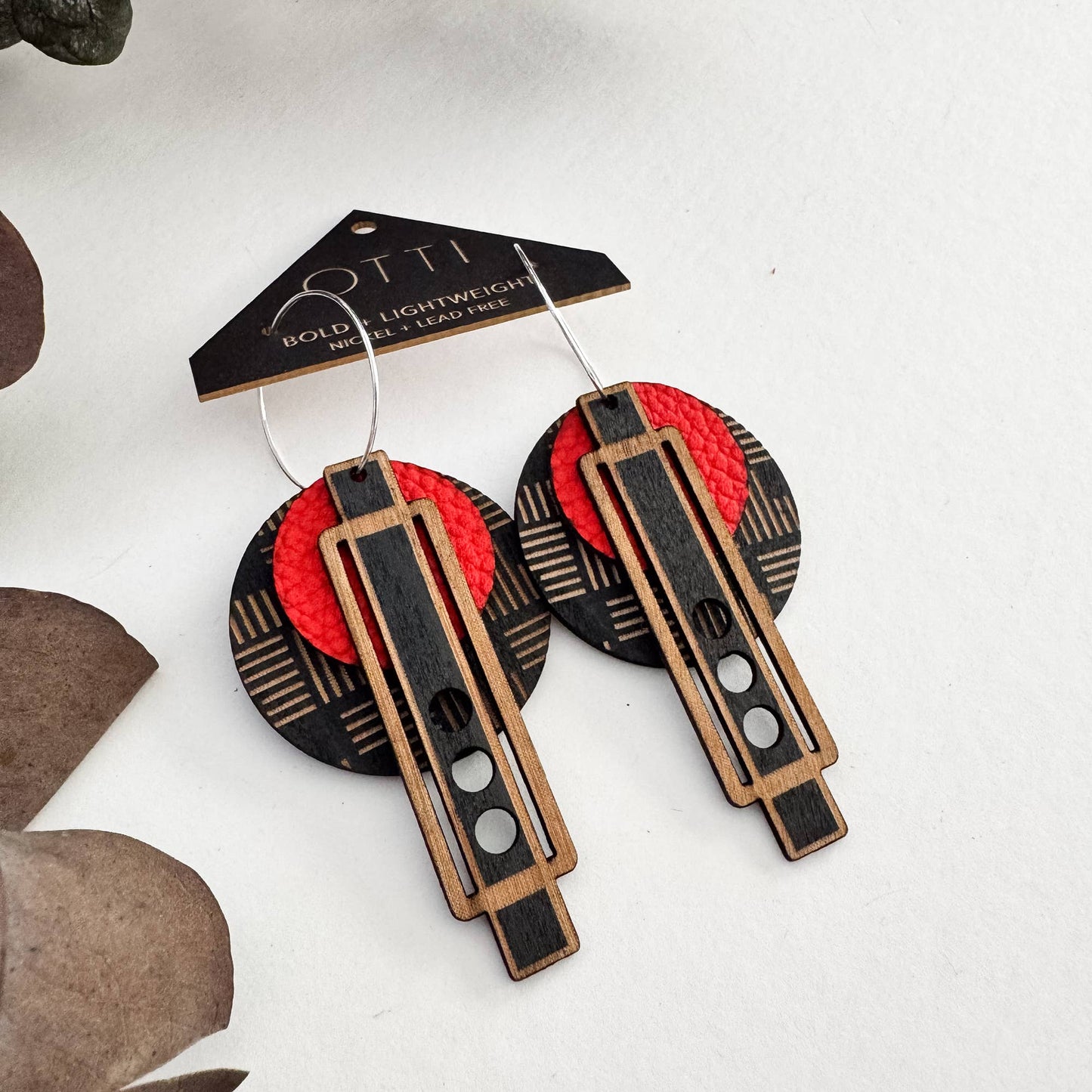 Architectural Leather+Birch Limited Spring: PAPRIKA: Wright Paprika / Basic Silver