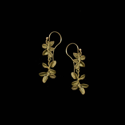Petite Herb Thyme Wire Earrings
