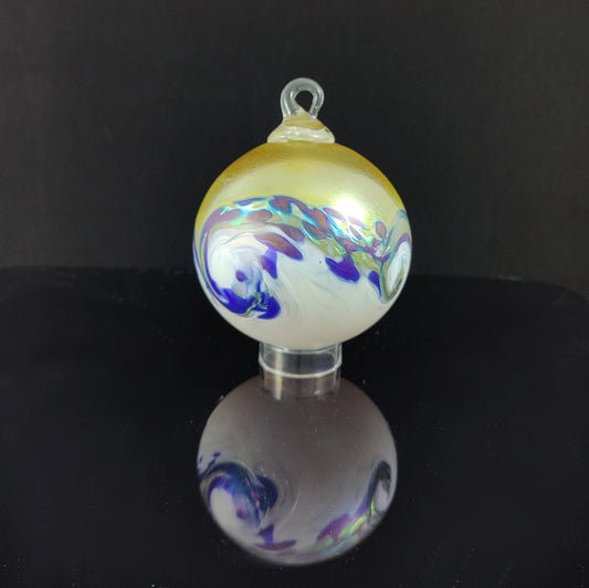 Storm Ornament - Blue Gold