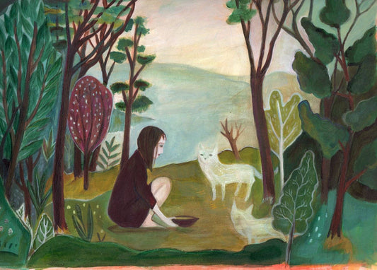 Ghost Cats Greeting Card