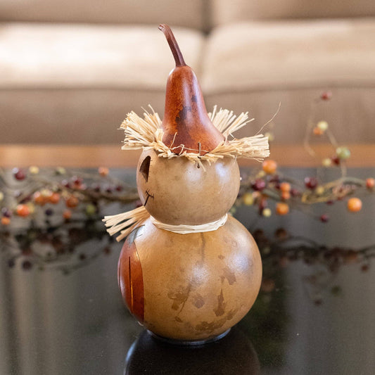 Hollis Scarecrow Gourd - Miniature