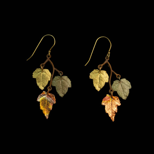 Sugar Maple 3-Leaf Wire Earrings