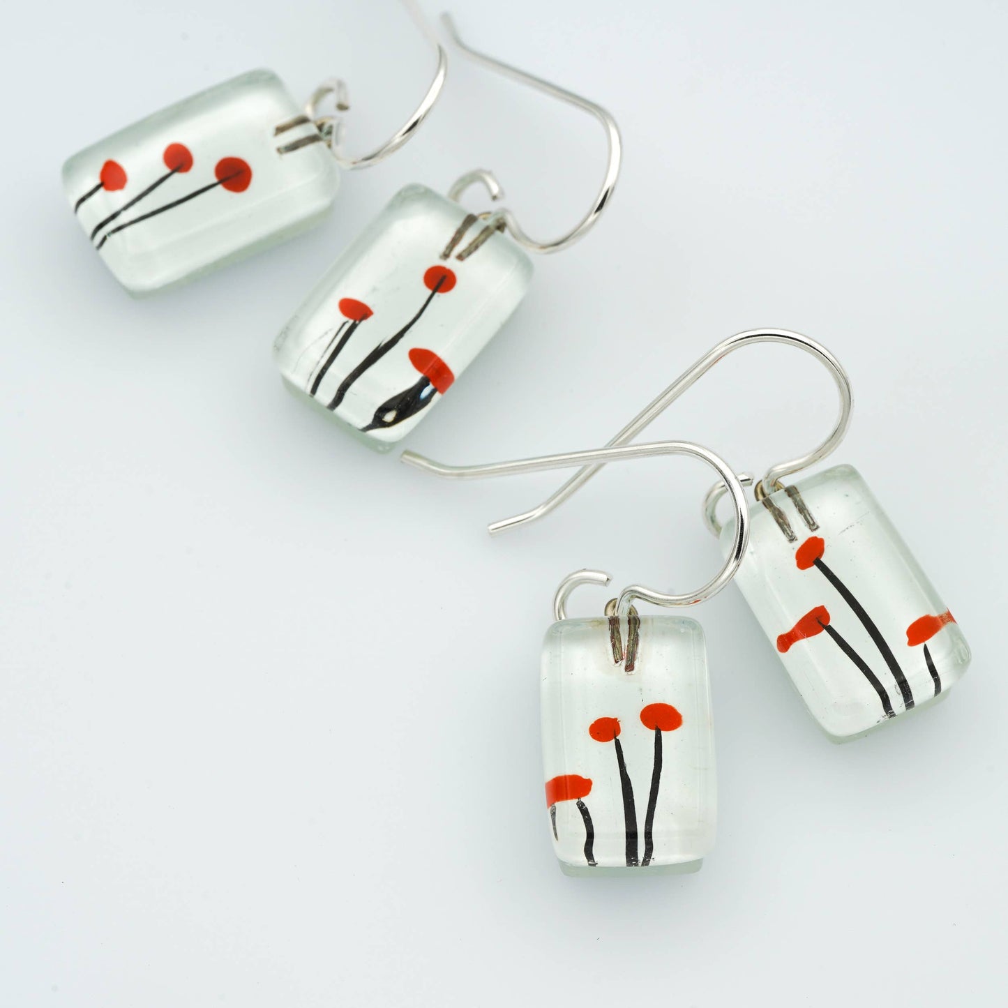 Momo Poppies Small Drop Earrings