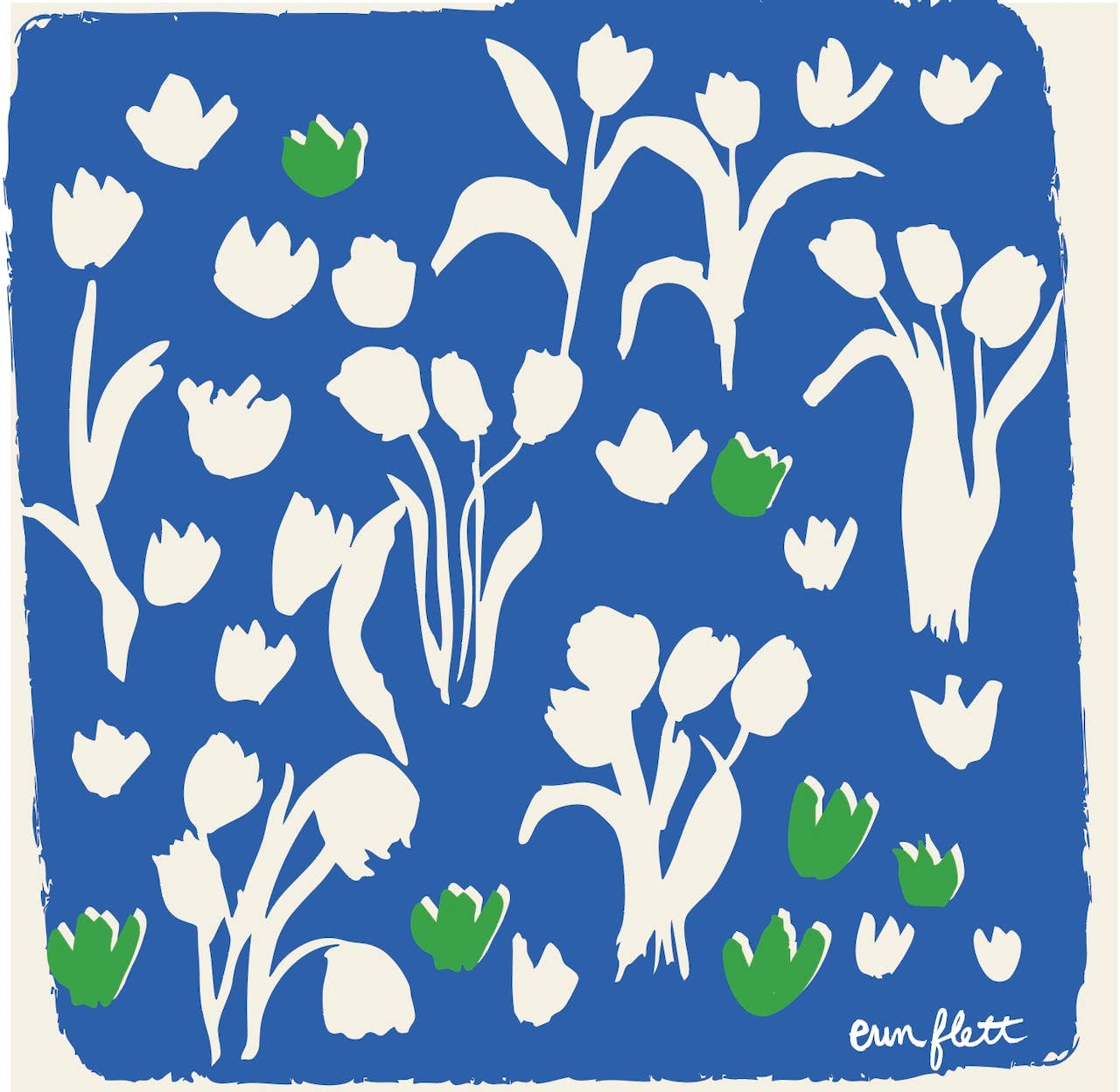 Tulips Laura Pouch: Blue