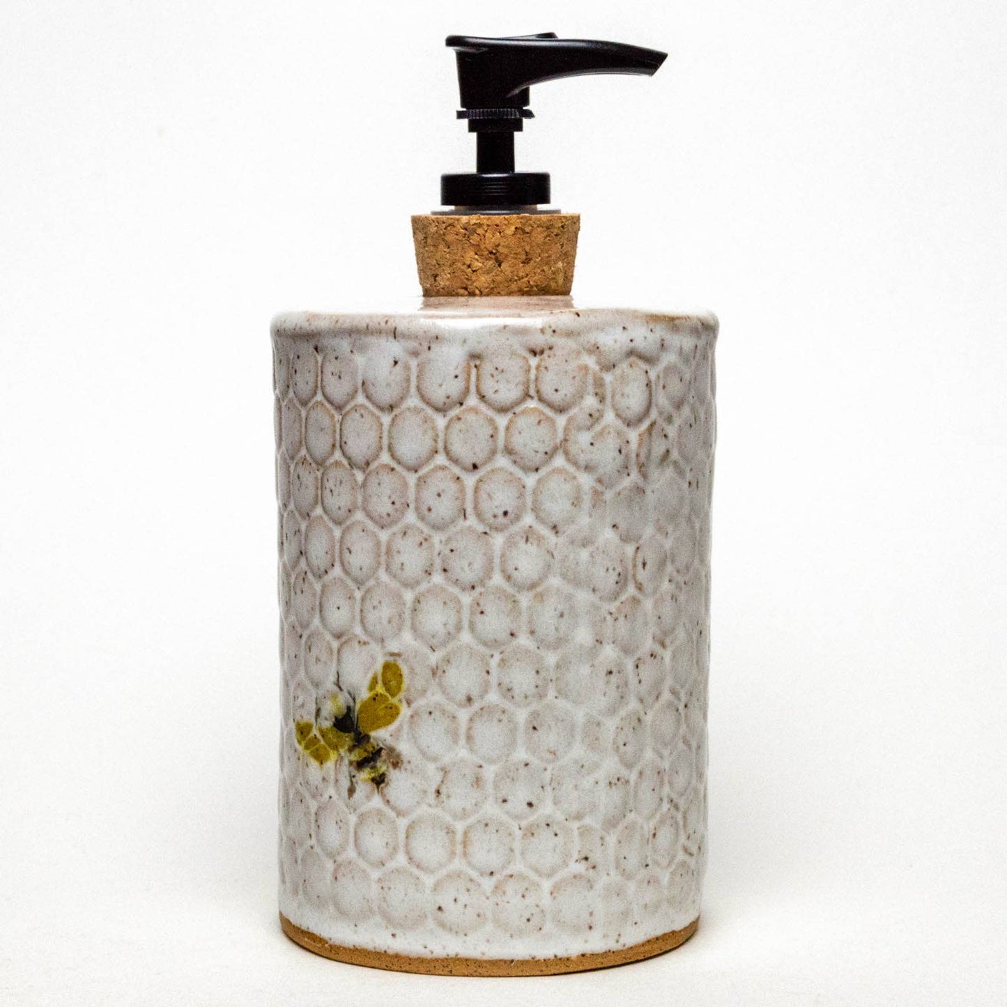 Bee Pattern Handmade Lotion / Soap Dispenser, in Ohio