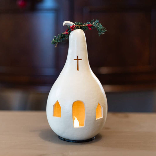 Hand-Crafted Gourd - Church Hill Cottage Miniature - Decor