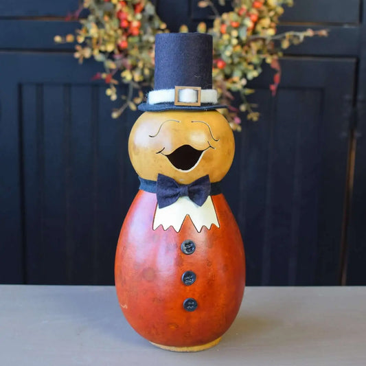 Thanksgiving Gourd - Pilgrim Man