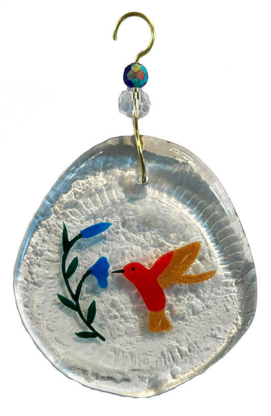 Ornament - Red Hummingbird