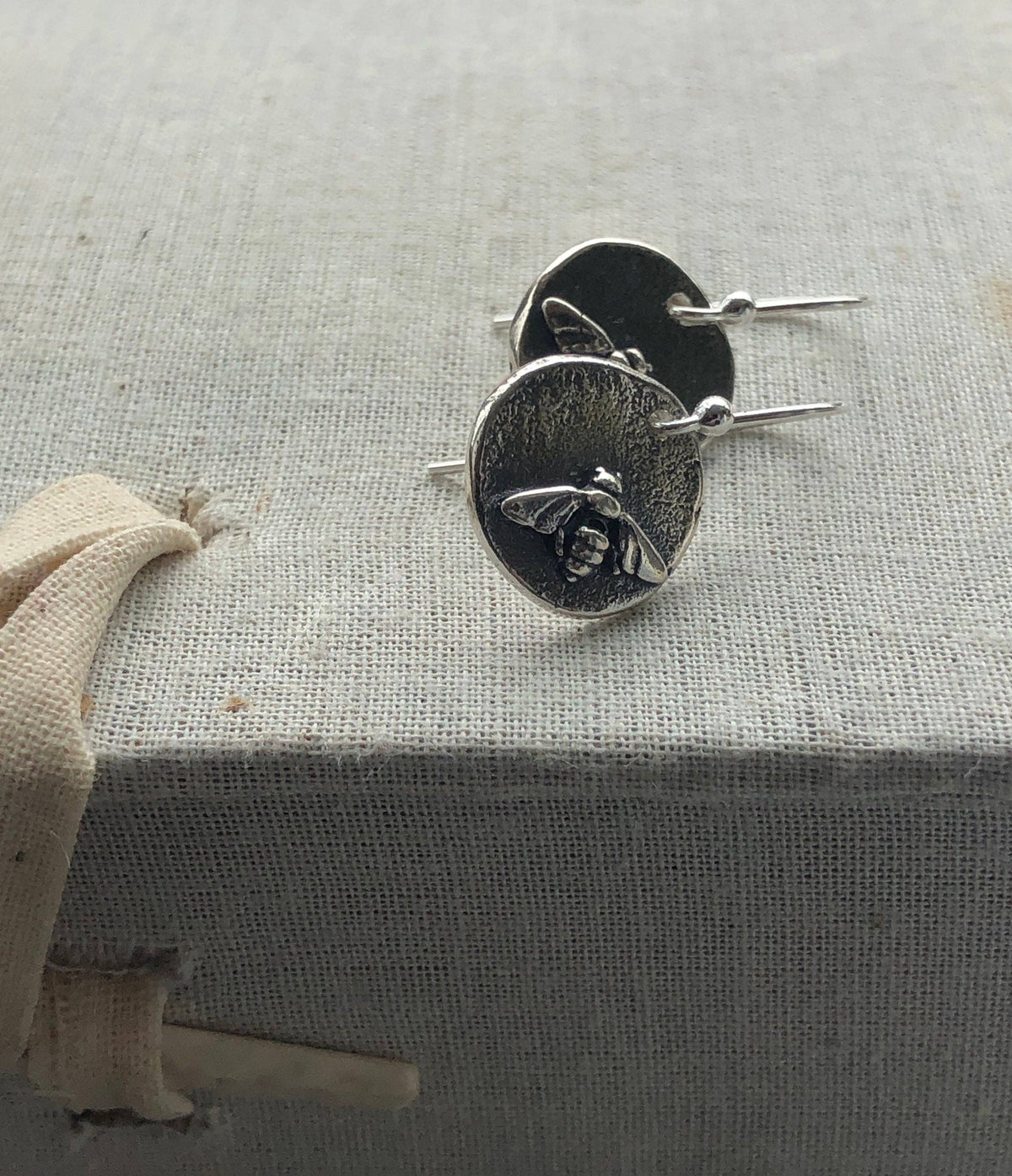 Bee's Knees Earring in Solid Sterling Silver