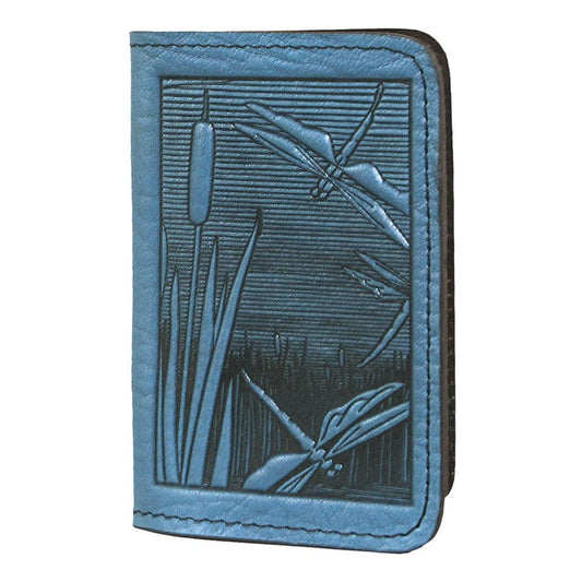 Card Holder | Dragonfly Pond: Blue