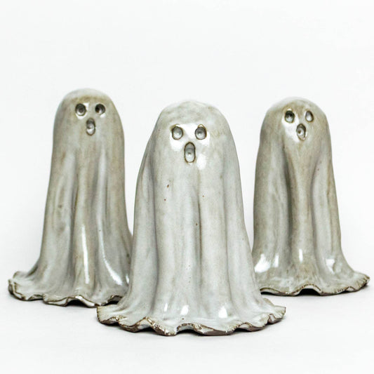 Halloween Large Ghosts - Stoneware Figures