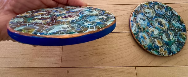 Petoskey Stone Pattern 4" Coaster Set