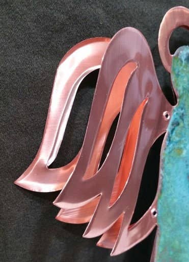 Angel Copper Christmas Tree Topper