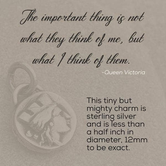 The Queen Sterling Silver Charm