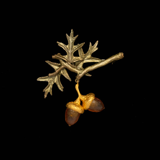 Pin Oak Brooch