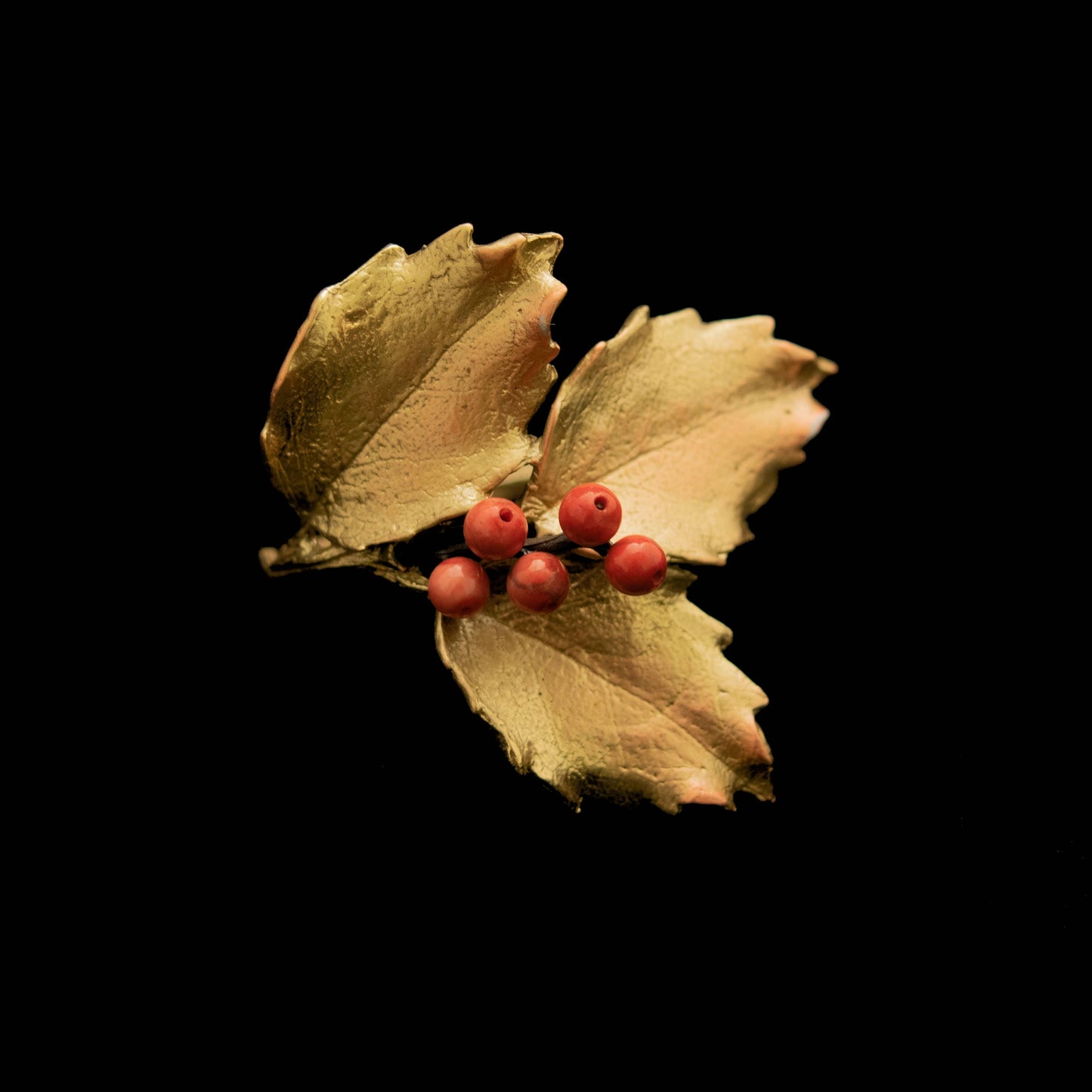 Holly Napkin Rings - Set of 8
